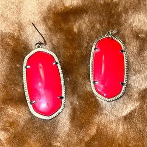 Kendra Scott Danielle Earrings- Red